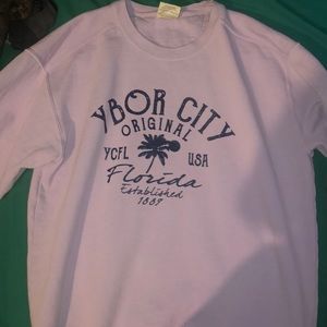 Vintage lavender Ybor City crew neck sweater